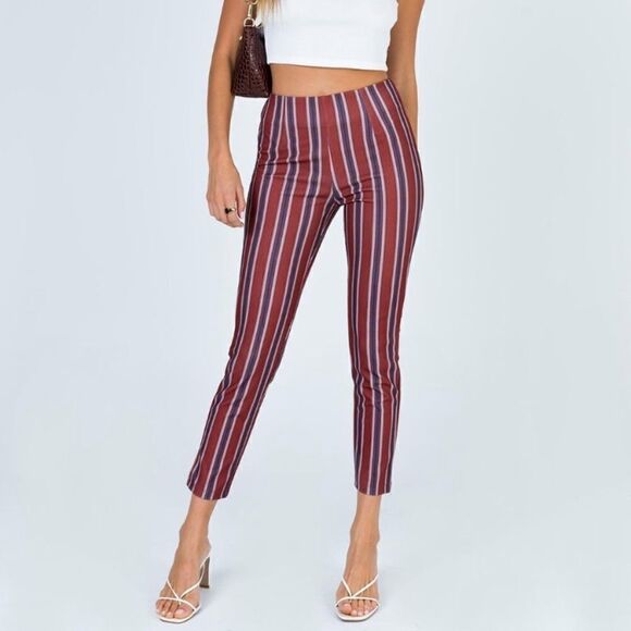 Princess Polly Campbell Pants in Rust Size 8 - Picture 1 of 13